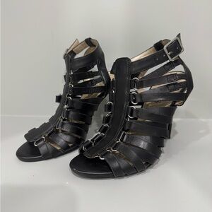 Black Gladiator Sandals